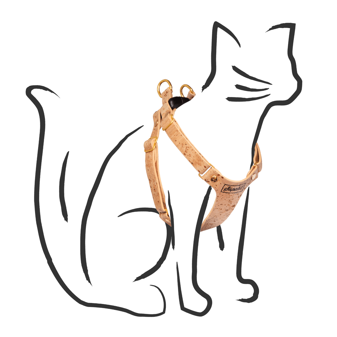 Cat Harness - Supakit #style_natural-vegan-cork