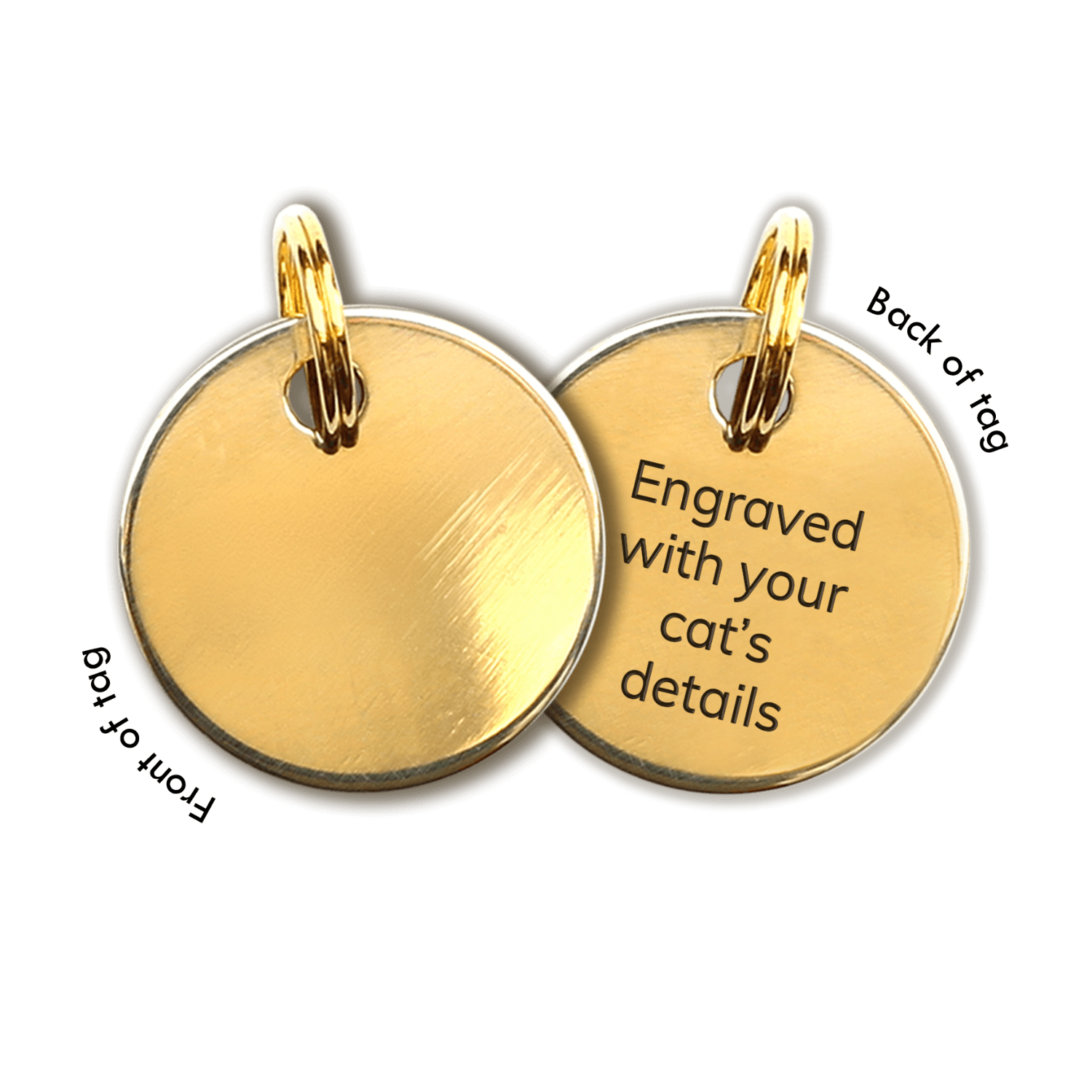 Cat Tag Collar - Supakit #engraving_one-sided