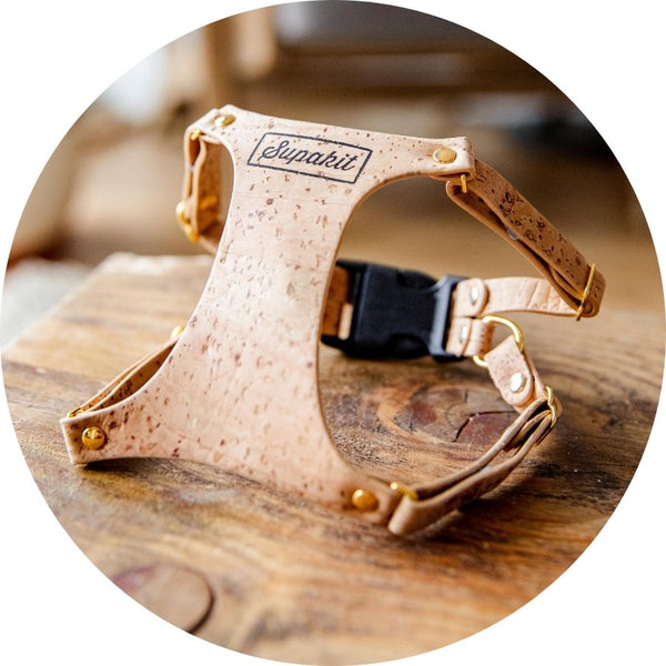 Eco-Friendly Cork Cat Harness by Supakit