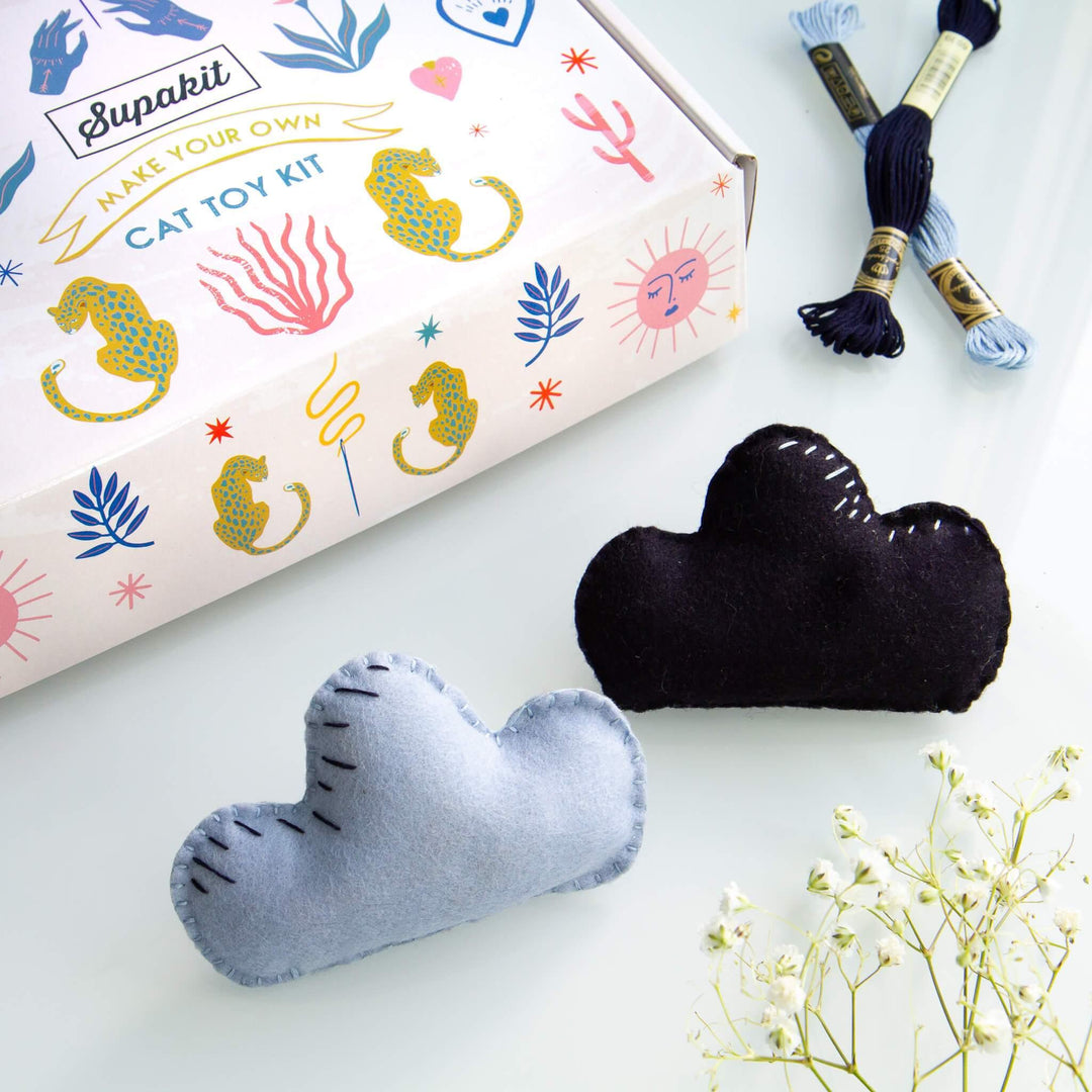 Make Your Own Cat Toys Kit #design_cloud