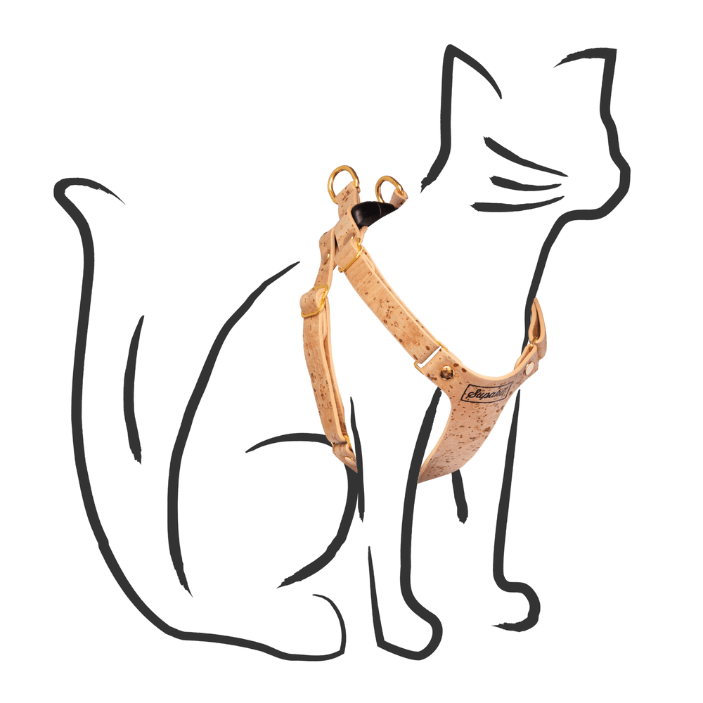 Cat Harness - Supakit - Natural Cork