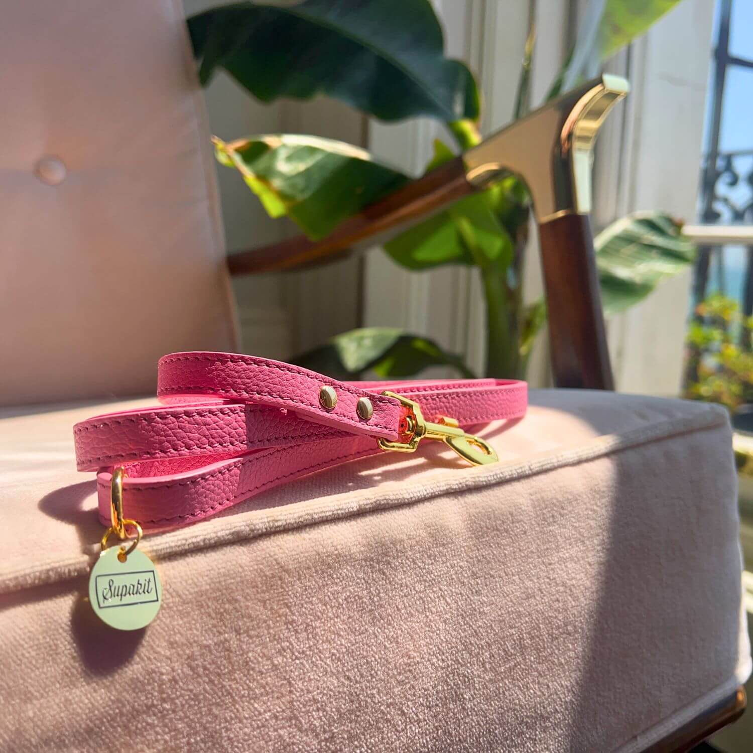 Cat Lead - Supakit #style_rose-pink-leather
