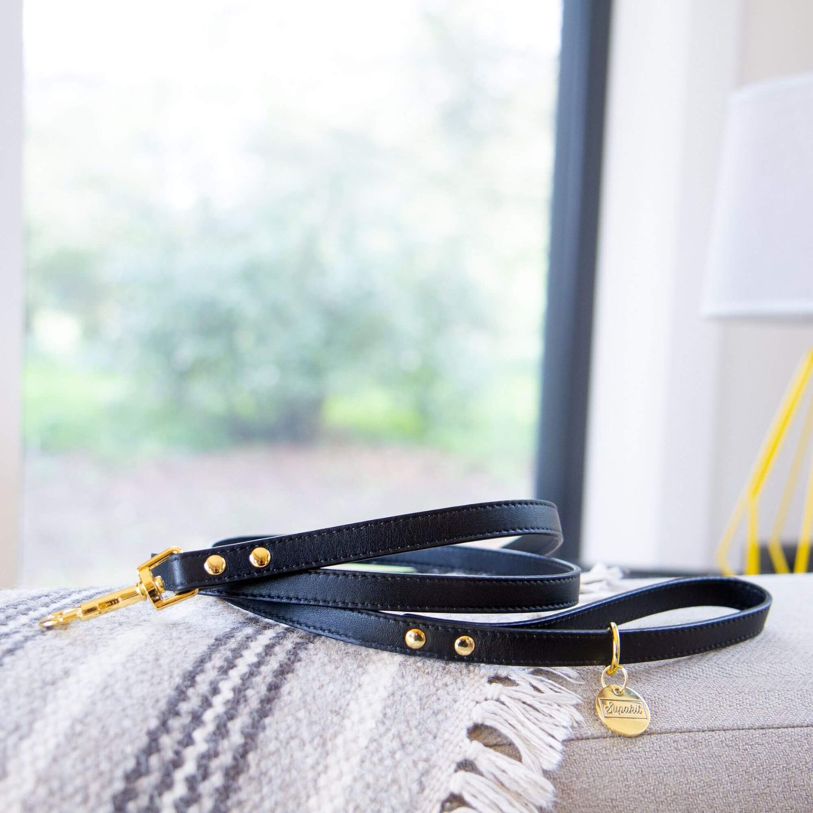 Luxury Lead For Cats - Supakit #style_black-leather