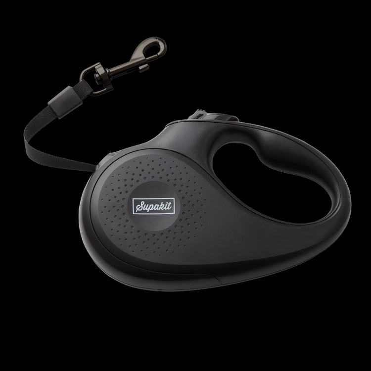 Retractable Cat Leash - Black - Supakit