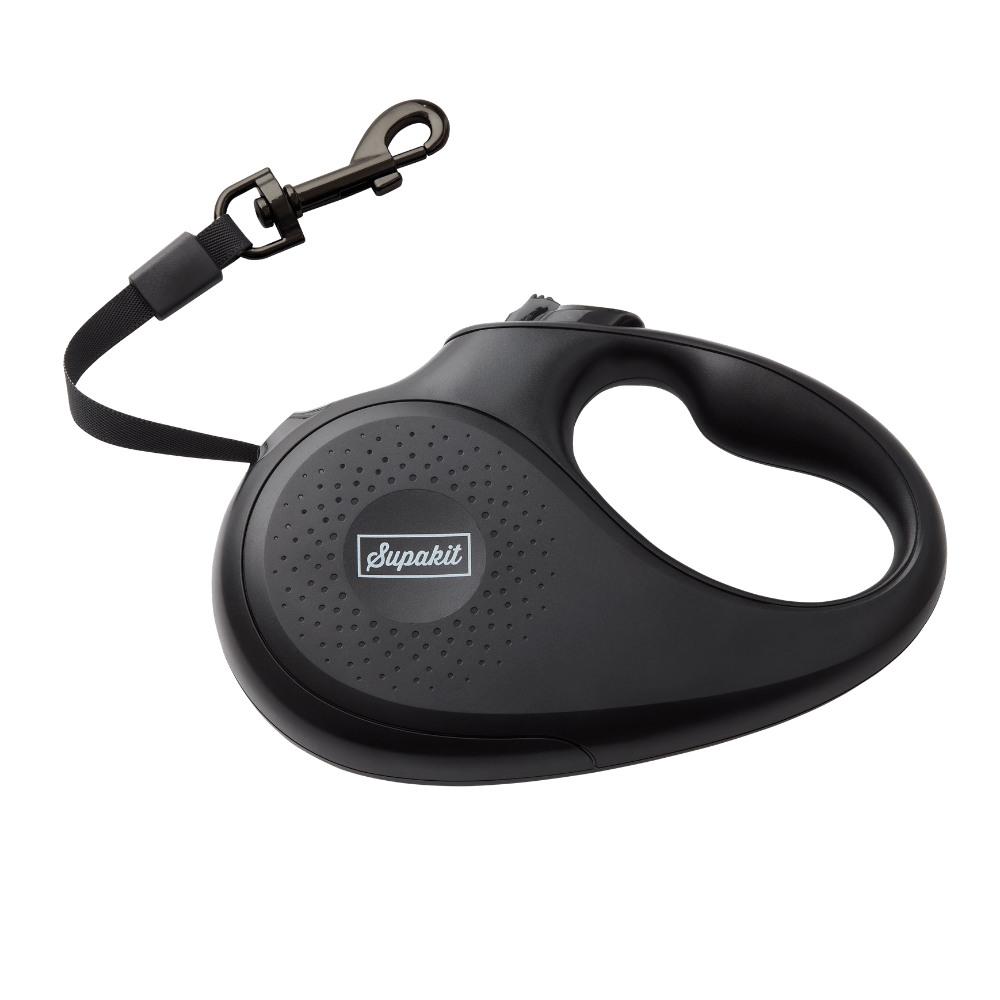 Retractable Cat Leash - Black