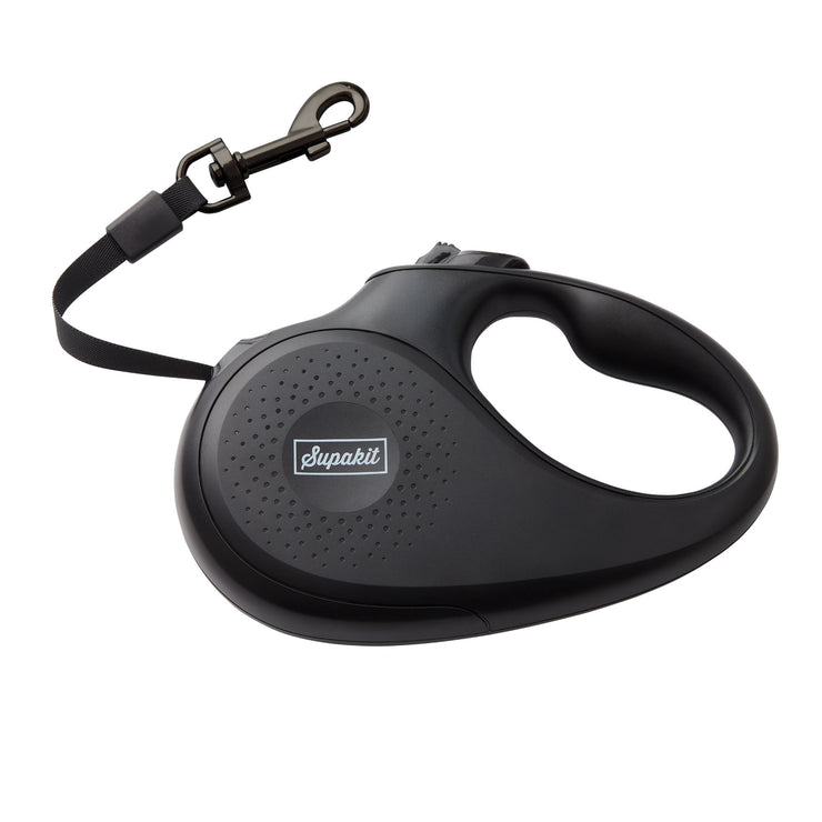 Retractable Cat Leash - Black - Supakit