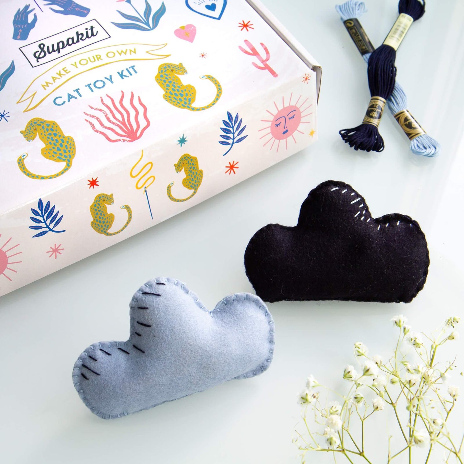 Make Your Own Cat Toys Kit #design_cloud